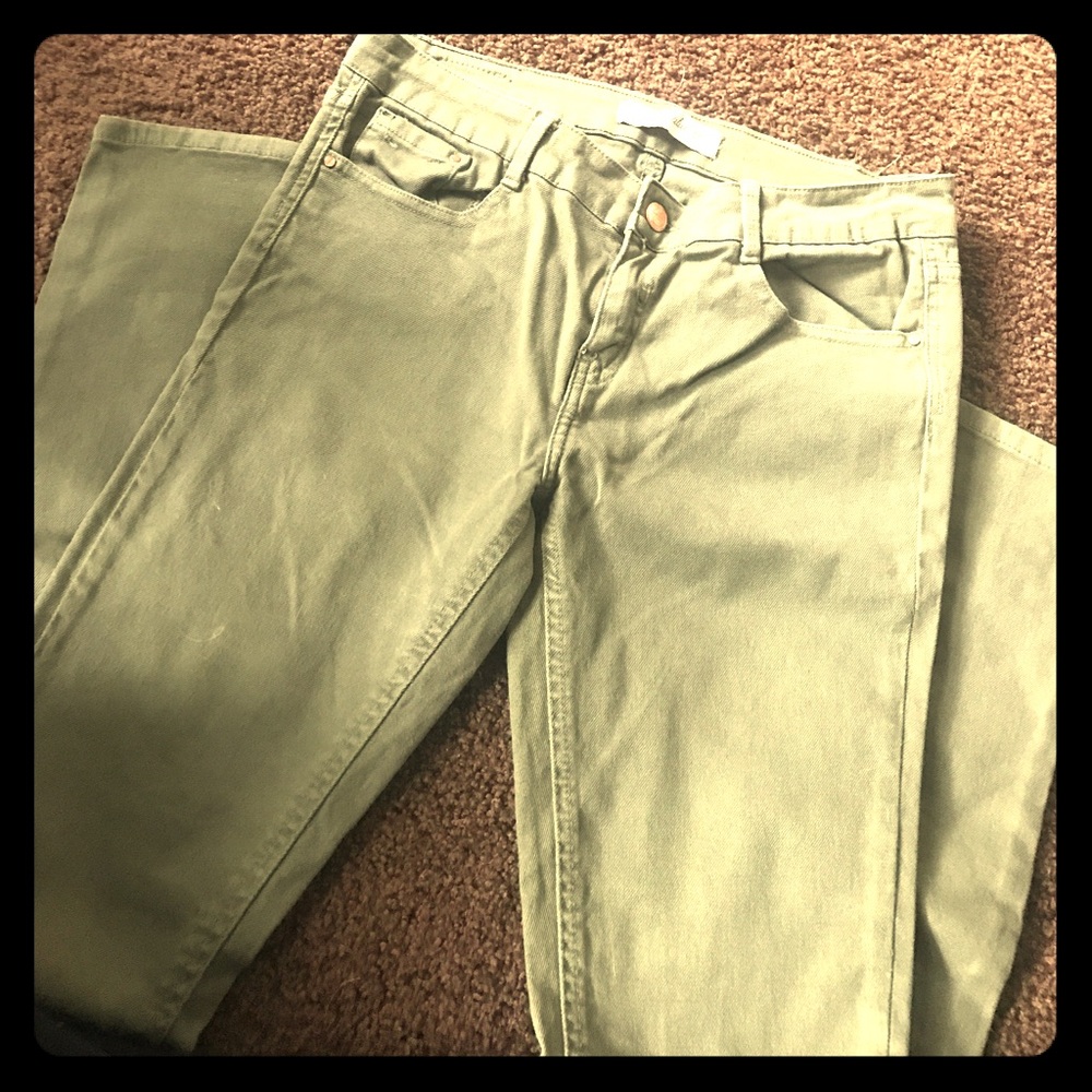 Zara hunter green Jeans